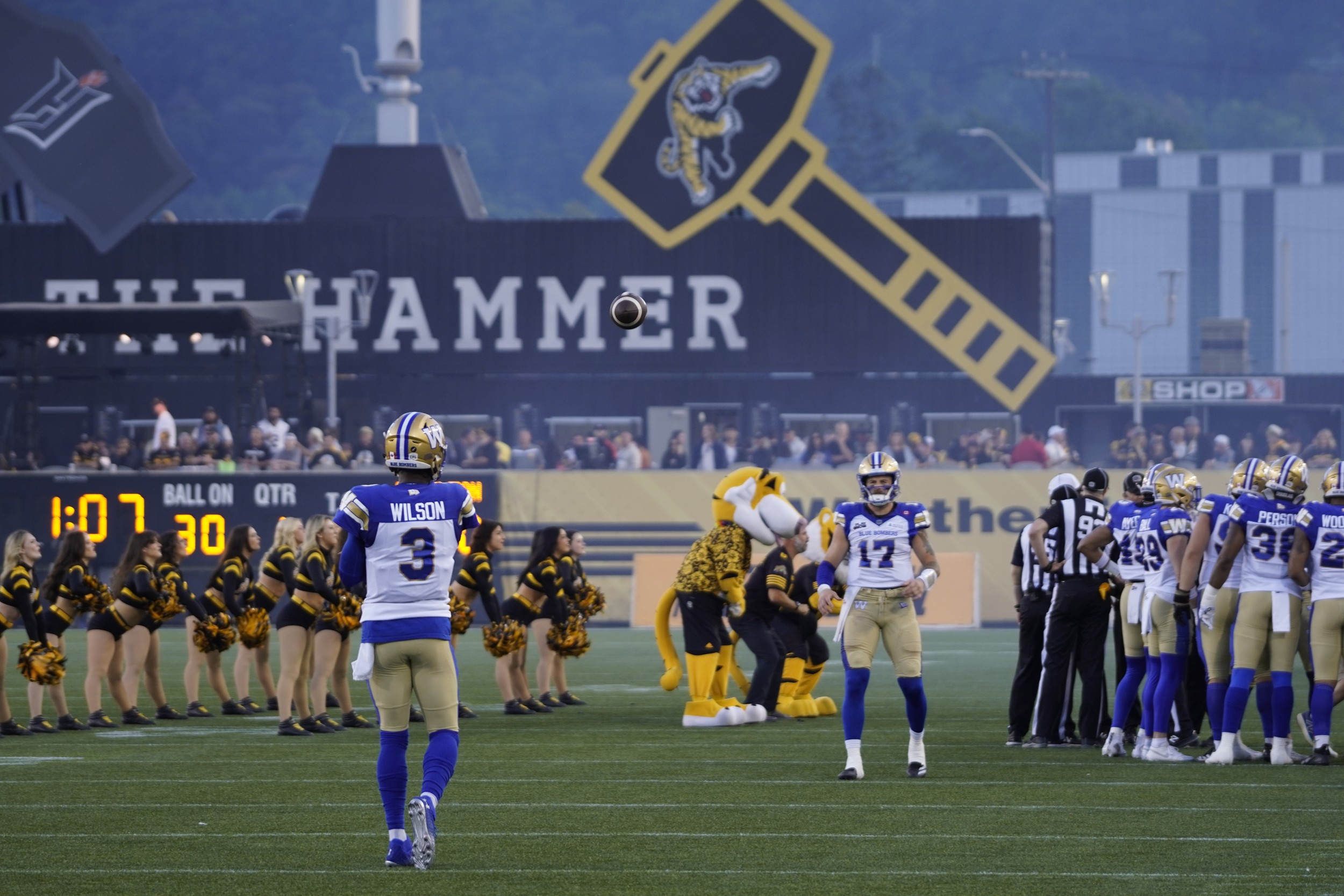 Winnipeg Blue Bombers at Hamilton Tiger-Cats Week 15 2025 Photos